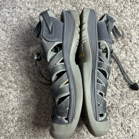 Keen Trail Hiking Sandals 6.5 Adjustable Gray waterproof outdoor lightweight - Picture 8 of 9